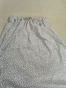 Floral Print Midi Skirt