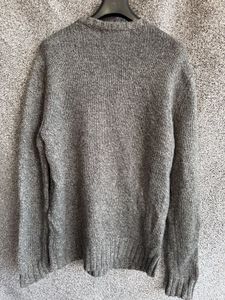 Gray Knit Pullover Sweater