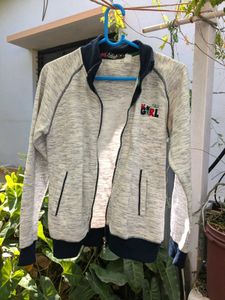 Stylish Grey Zip-Up Jacket