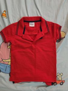 MAX Red Polo Shirt - Size 2-3