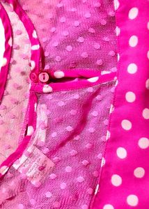 Pink Mesh Frock