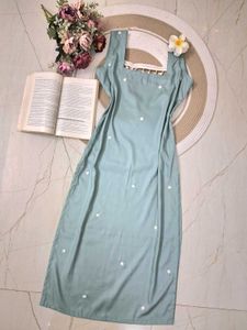 Elegant long sleeveless trendy kurti 🫧🧋