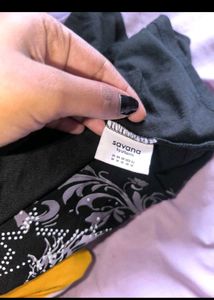 Graphic Print Black T-Shirt