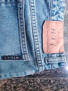High Waist Denim Skirt 32 Size Only 1 Pic..