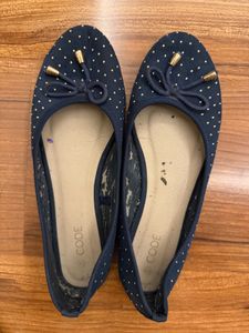 Code Navy Studded Bellies ✨