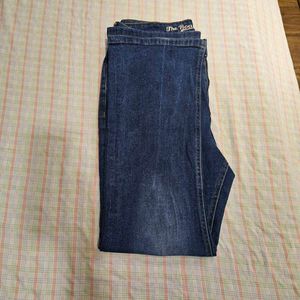 Blue Bootcut Jeans