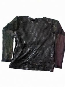 Sparkly Black Top