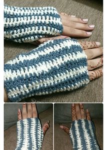 1 Pair Finger Less Gloves