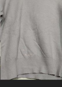 Cropped Lavender Long Sleeve Top