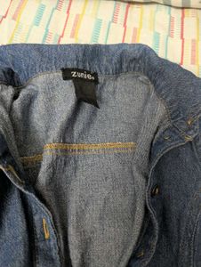 Denim And Net Dress