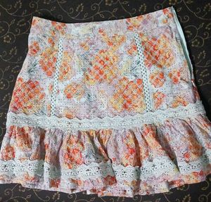 Floral Lace Skirt