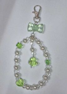 Handcrafted Cute Beaded Bag Charm/key chain