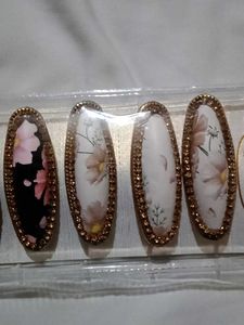 Floral saree pins- 6 Pack