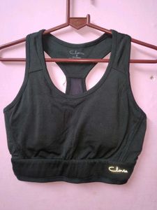 Clovia Black Sports Bra