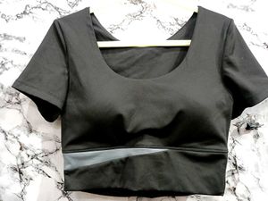 Black Crop Top