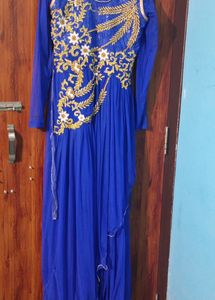 Royal Blue Gown (Size XL)