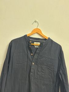 Max Black Short Kurta