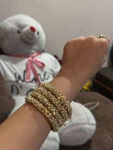 Pearl Bangles Set 4
