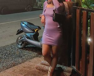 Purple Co-ord Set Bodycon Dress
