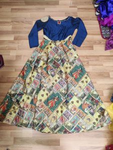 Side Waist Cut Gown