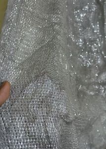 Silver Glittery Stole