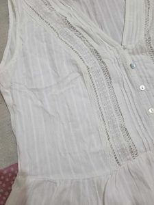 White Sleeveless Top