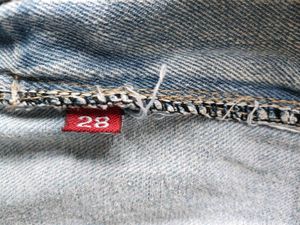 Light Wash Denim Cargo Pants