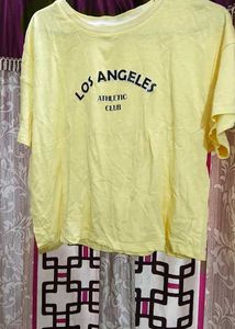 Yellow Los Angeles Graphic Tee