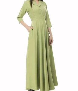 Green Button-Down Top