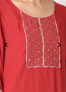 Avaasa Peach Kurta Set