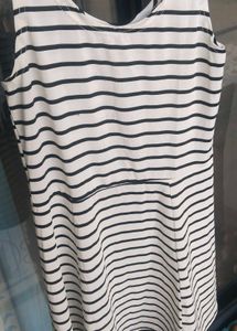 Striped Sleeveless Dress