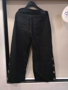 (ONLY) Black Wide - Leg Jeans👖