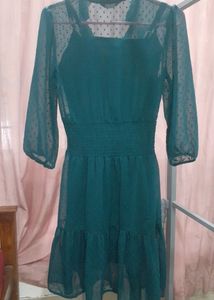 MAX Green Mini Dress