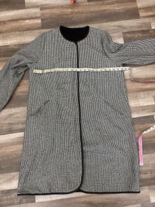 Elegant Houndstooth Coat