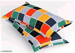 Colorful Geometric Pillowcases (Set of 10