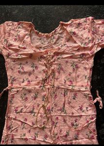 Floral Pink Kurta Set