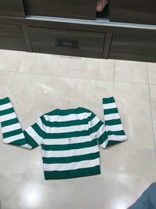 Striped Crop Top - Zara