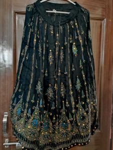 Boho Embroidered Skirt