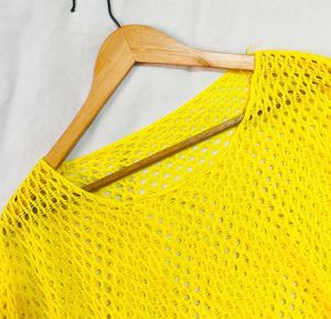Pinterest Yellow Crochet Top D