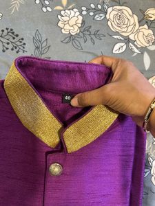 Purple Ethnic Kurta