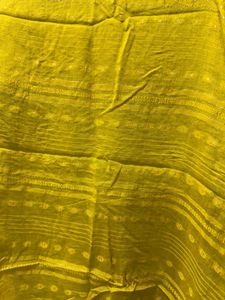 Mustard Embroidered Pant Suit Set