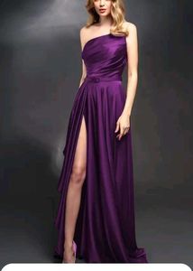Urbanic Long Slit Maxi Gown