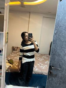 Striped Knit Sweater