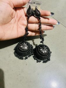 Navratri Style Oxidised Earrings