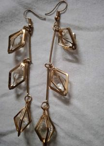 Trendy Crystal Drop Earrings