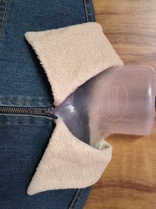 STYLISH 😎Denim Jacket with Faux Fur Collar