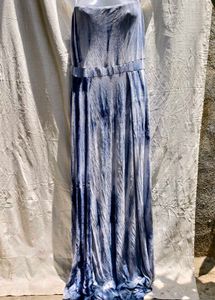 I. Blue Tie-Dye Maxi Dress