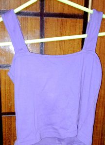 Ribbed Knit Crop Tank Top