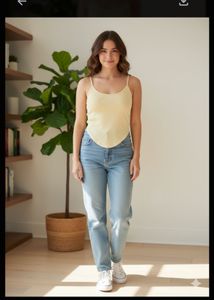 Butter yellow cami top🐝