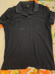 Armani Exchange Navy Polo - Size Small